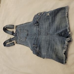 Vanilla Star Jean Romper Size Large